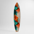 CIRCULAR RHAPSODY Panel decorativo de tabla de surf