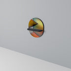 PIERCING SHARPNESS Estante Ovalado Decorativo en Acabado Negro