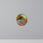 PIERCING SHARPNESS Estante Ovalado Decorativo en Efecto Roble