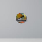 PIERCING SHARPNESS Estante Redondo Decorativo en Acabado Negro