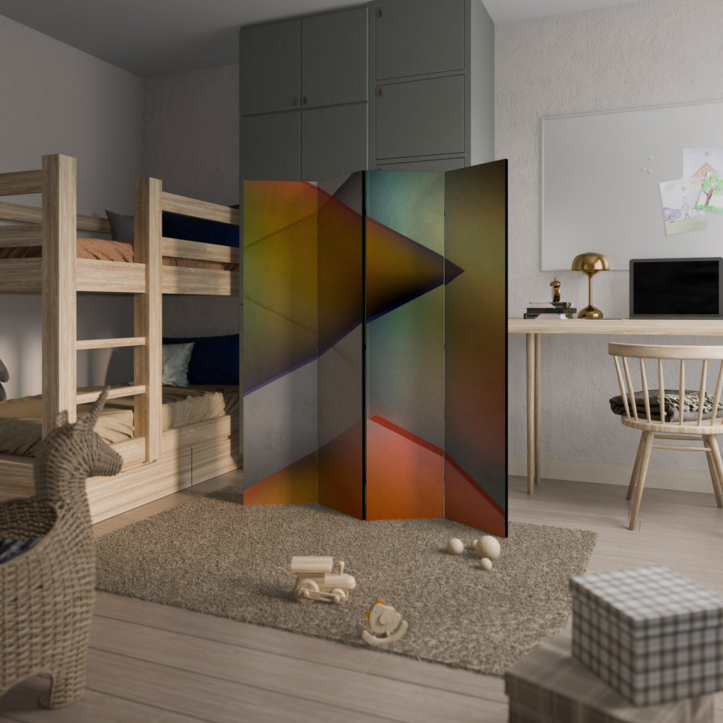 PIERCING SHARPNESS Decorative 4-Panel Room Divider