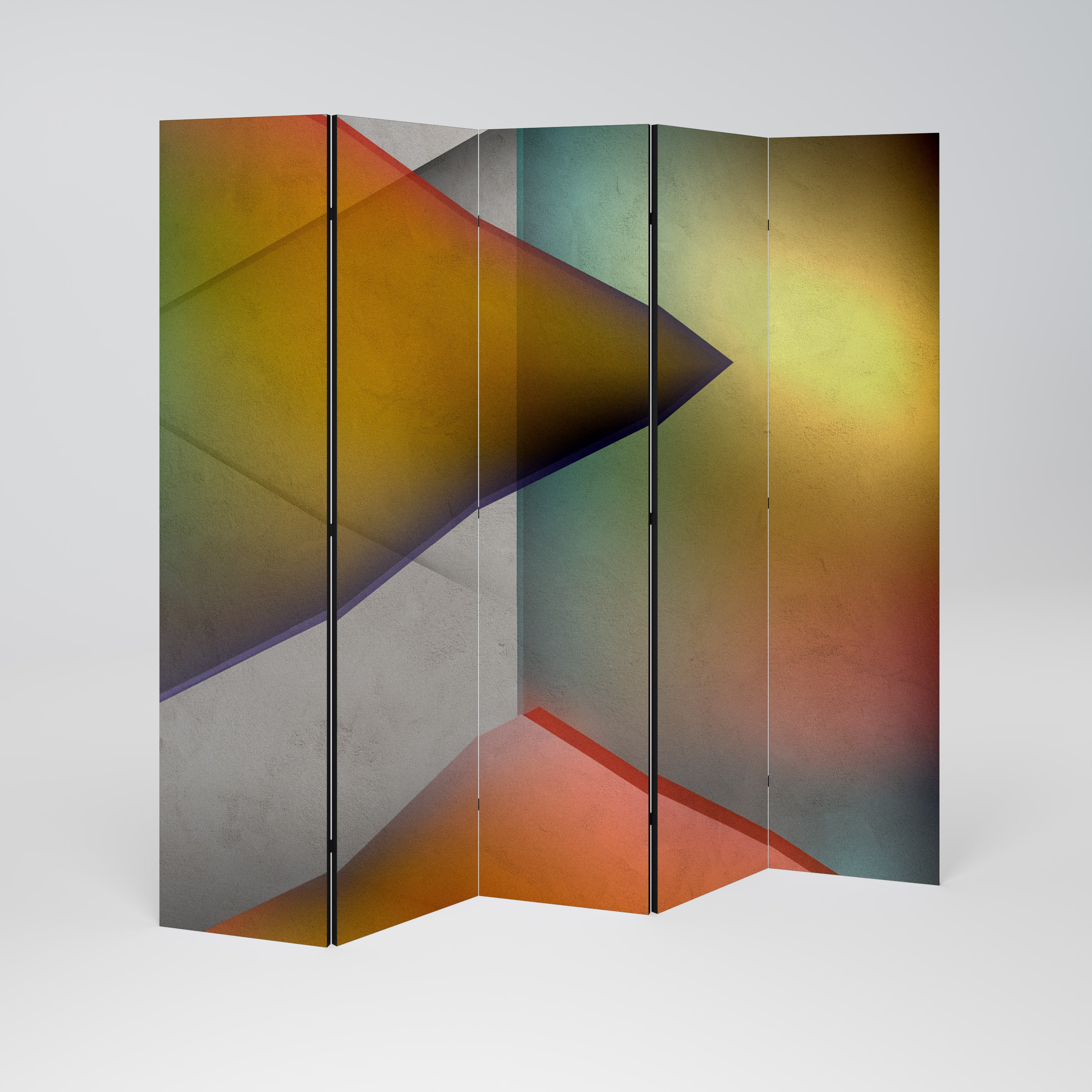 PIERCING SHARPNESS 5-Panel Room Divider