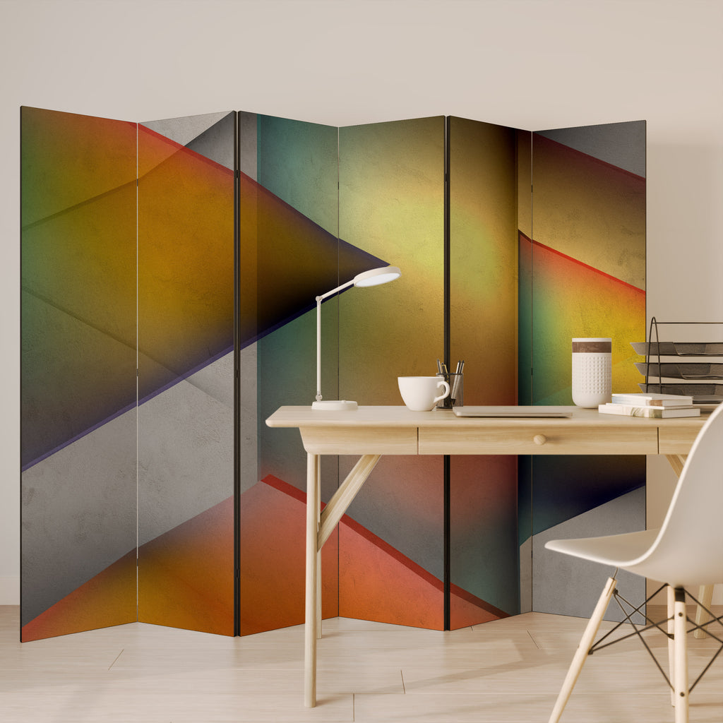 Biombo decorativo de 6 paneles con nitidez penetrante