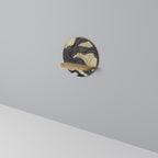 UNIFIED FRAGMENTS Estante Redondo Decorativo en Efecto Roble