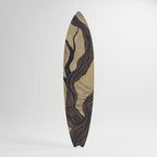 UNIFIED FRAGMENTS Panel decorativo de tabla de surf