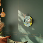 BODY LANGUAGE Estante Ovalado Decorativo en Efecto Roble