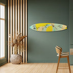 BODY LANGUAGE Panel decorativo de tabla de surf