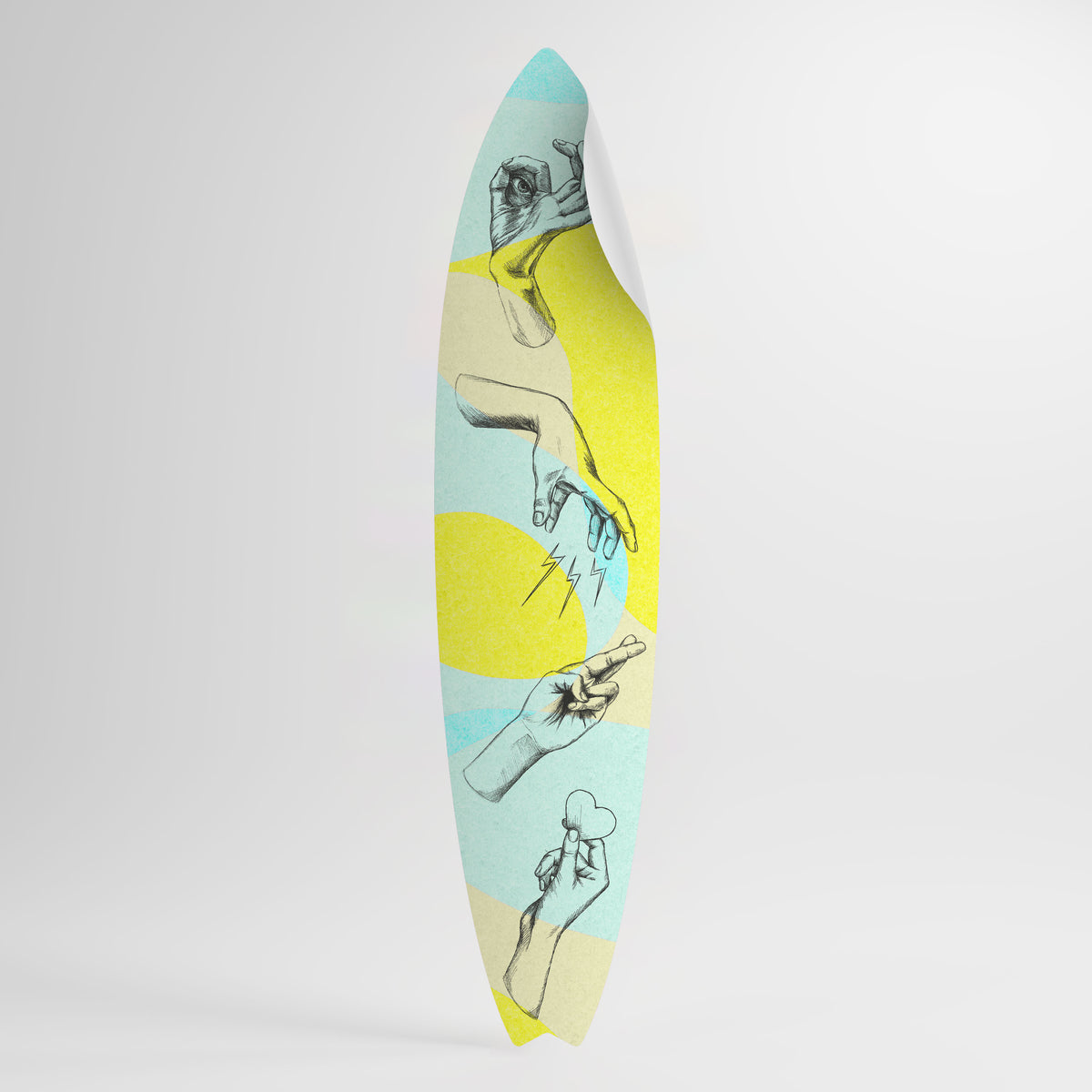 BODY LANGUAGE Vinilo decorativo de tabla de surf