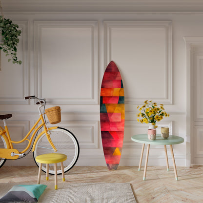 COLORFUL SOUNDS Panel decorativo de tabla de surf