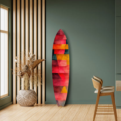 COLORFUL SOUNDS Panel decorativo de tabla de surf