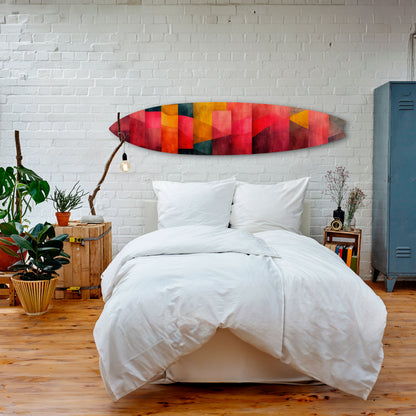 COLORFUL SOUNDS Panel decorativo de tabla de surf