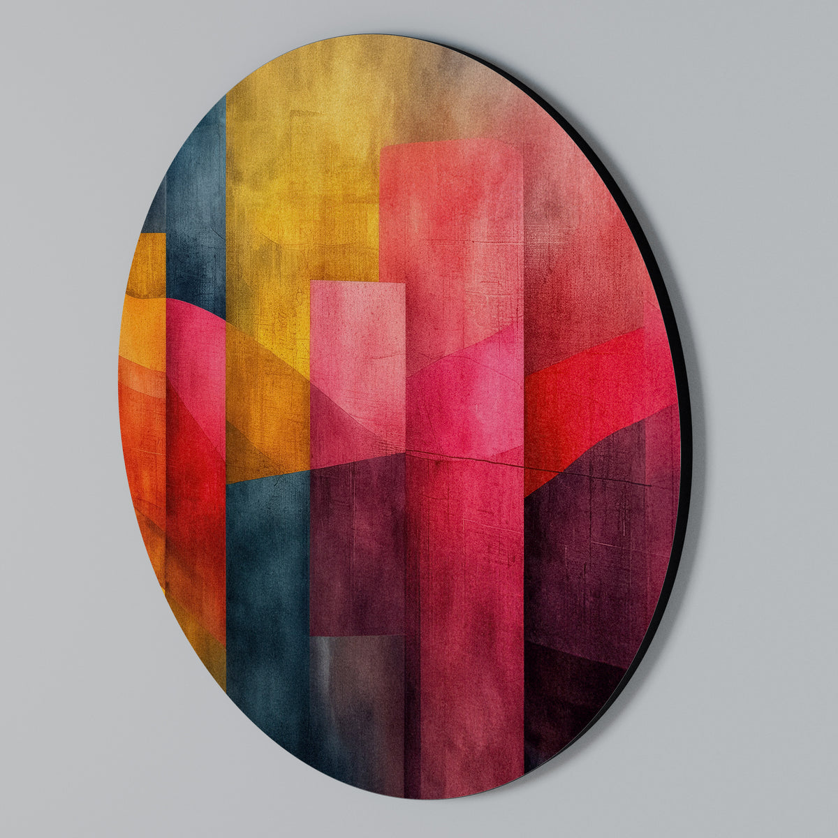 COLORFUL SOUNDS Arte de pared redondo
