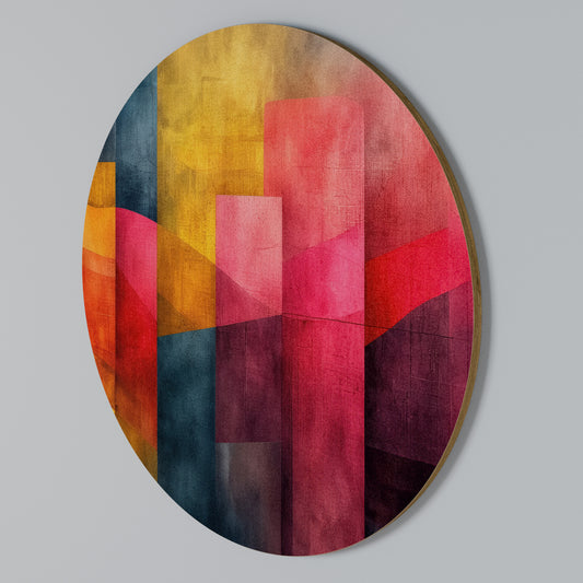 COLORFUL SOUNDS Arte de pared redondo