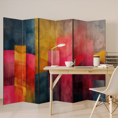COLORFUL SOUNDS 6-Panel Room Divider