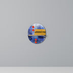 NIGHTFALL VIBRANCE Estante Ovalado Decorativo en Efecto Roble