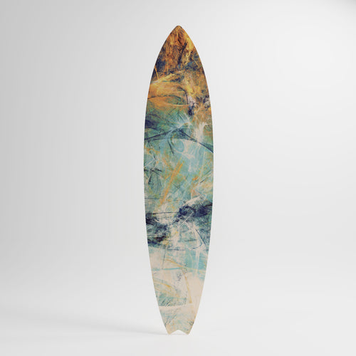 ABSTRACT THOUGHTS Panel decorativo de tabla de surf