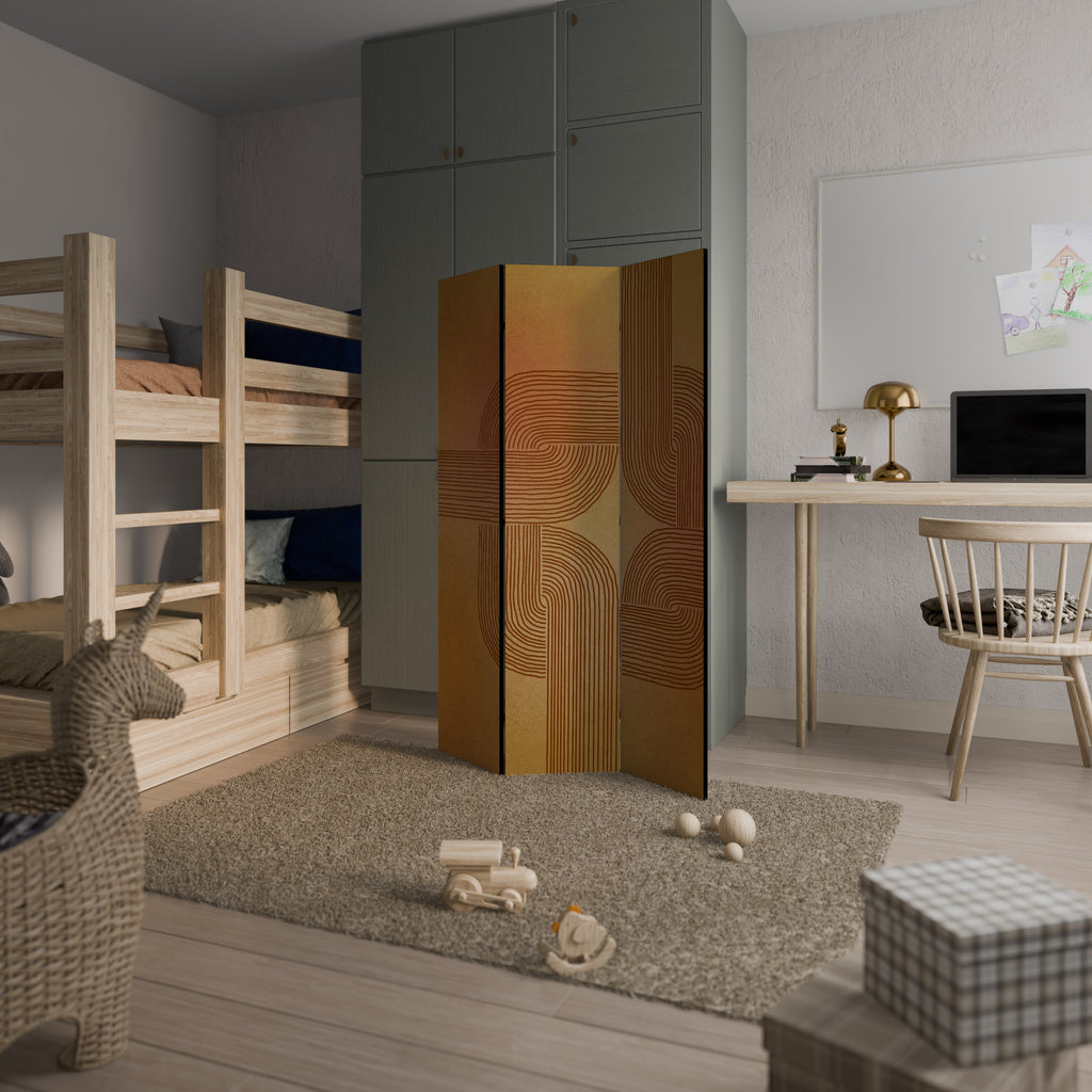 STRENGTHENING RELATION Decorative 3-Panel Room Divider