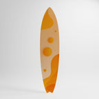 ORANGE ARRANGEMENT Panel decorativo de tabla de surf
