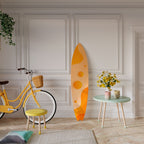 ORANGE ARRANGEMENT Panel decorativo de tabla de surf