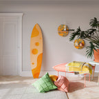 ORANGE ARRANGEMENT Panel decorativo de tabla de surf