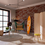 ORANGE ARRANGEMENT Panel decorativo de tabla de surf