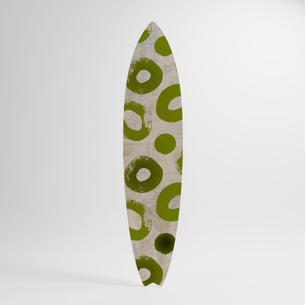 GREEN RHAPSODY Panel decorativo de tabla de surf