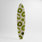 GREEN RHAPSODY Panel decorativo de tabla de surf