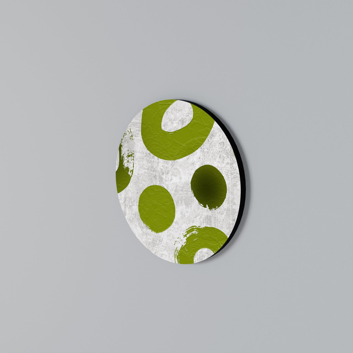 GREEN RHAPSODY Arte de pared redondo