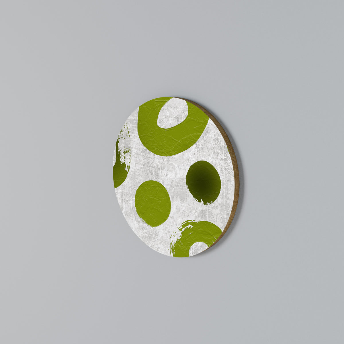 GREEN RHAPSODY Arte de pared redondo