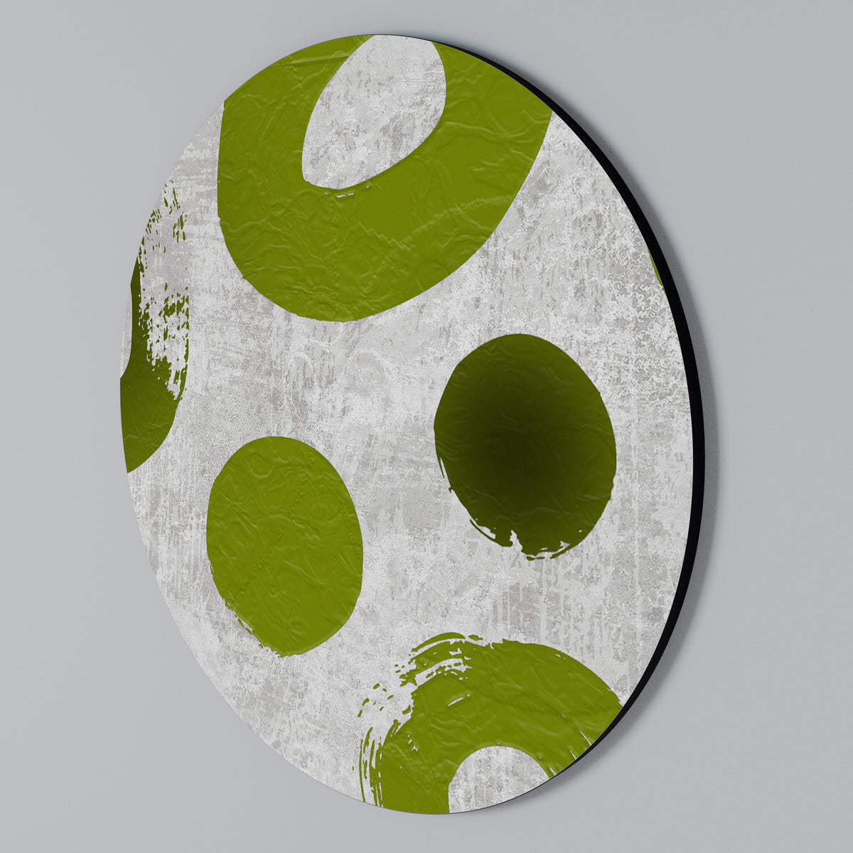 GREEN RHAPSODY Arte de pared redondo