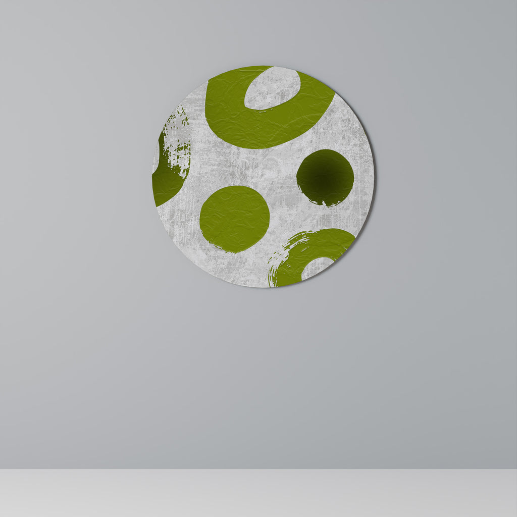 GREEN RHAPSODY Round Wall Art