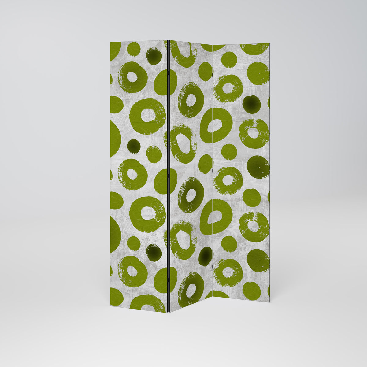 GREEN RHAPSODY Biombo de 3 paneles