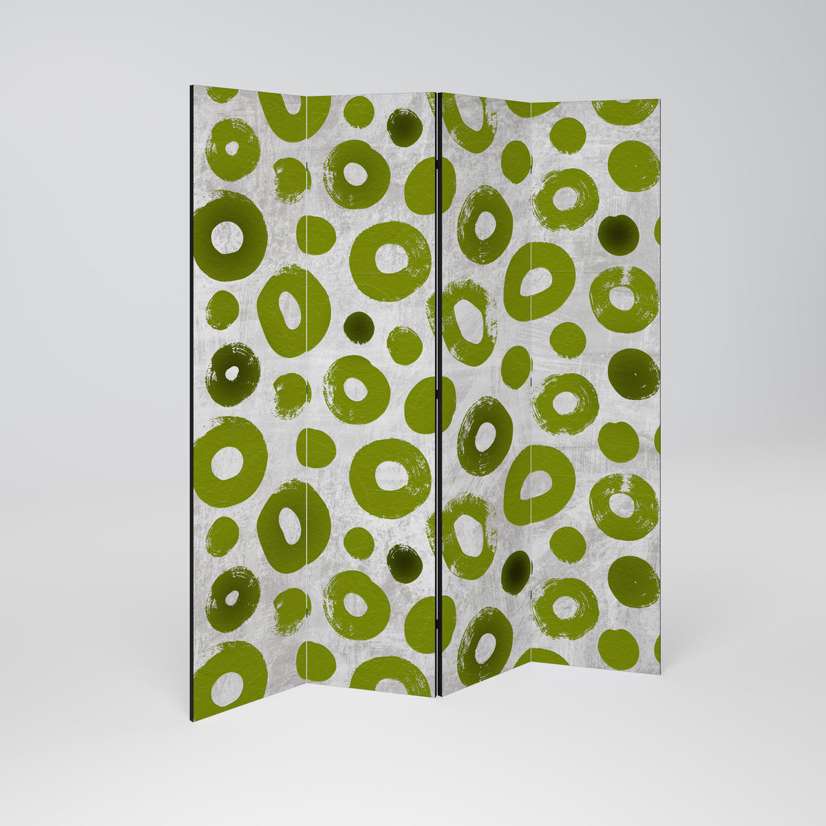 GREEN RHAPSODY Biombo de 4 paneles