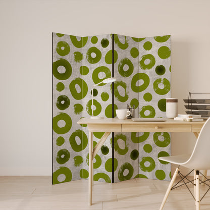 GREEN RHAPSODY Biombo de 4 paneles