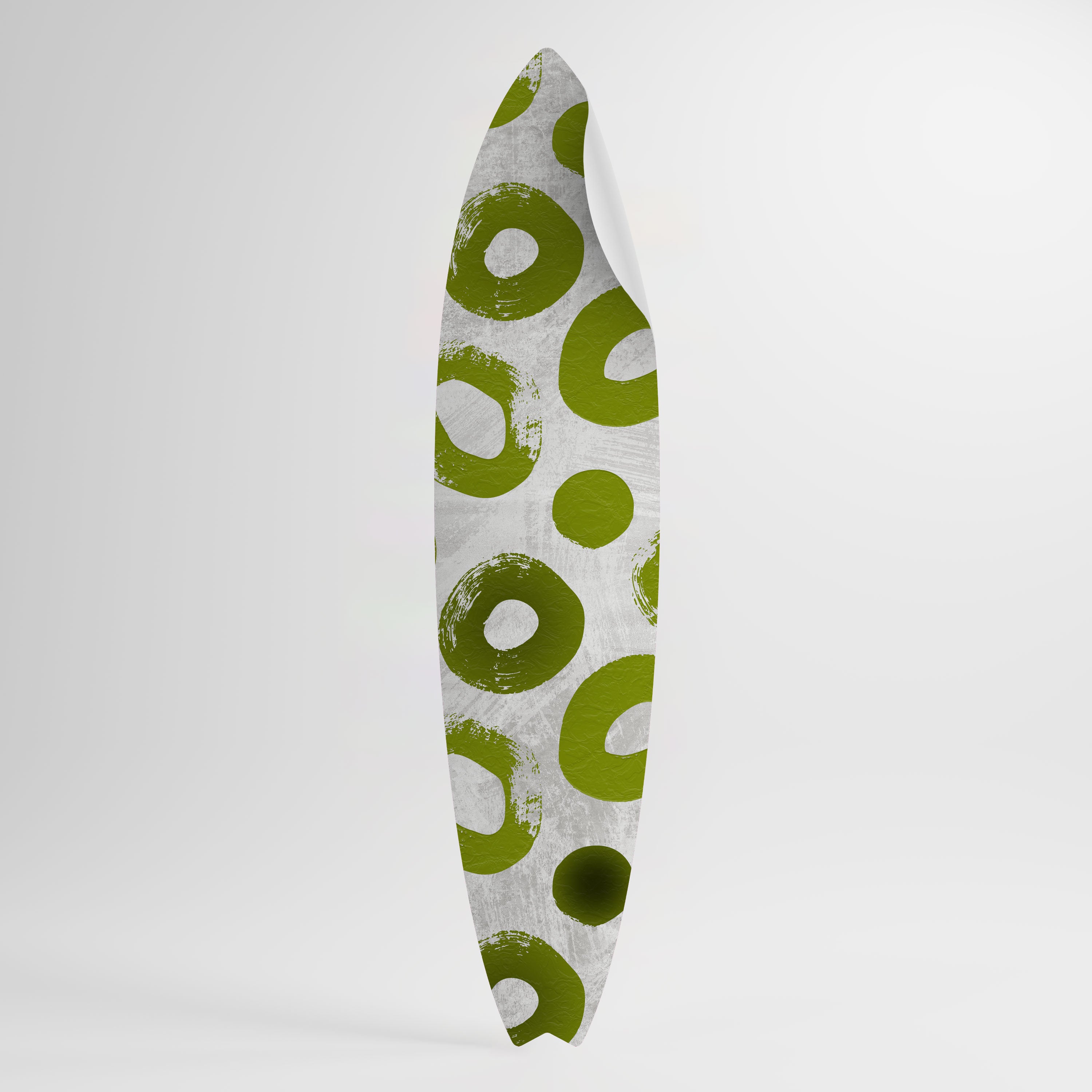 GREEN RHAPSODY Peel and Stick Surfboard Sticker