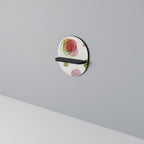 COLORFUL COSMOS Estante Ovalado Decorativo en Acabado Negro