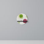 COLORFUL COSMOS Estante Redondo Decorativo en Acabado Negro