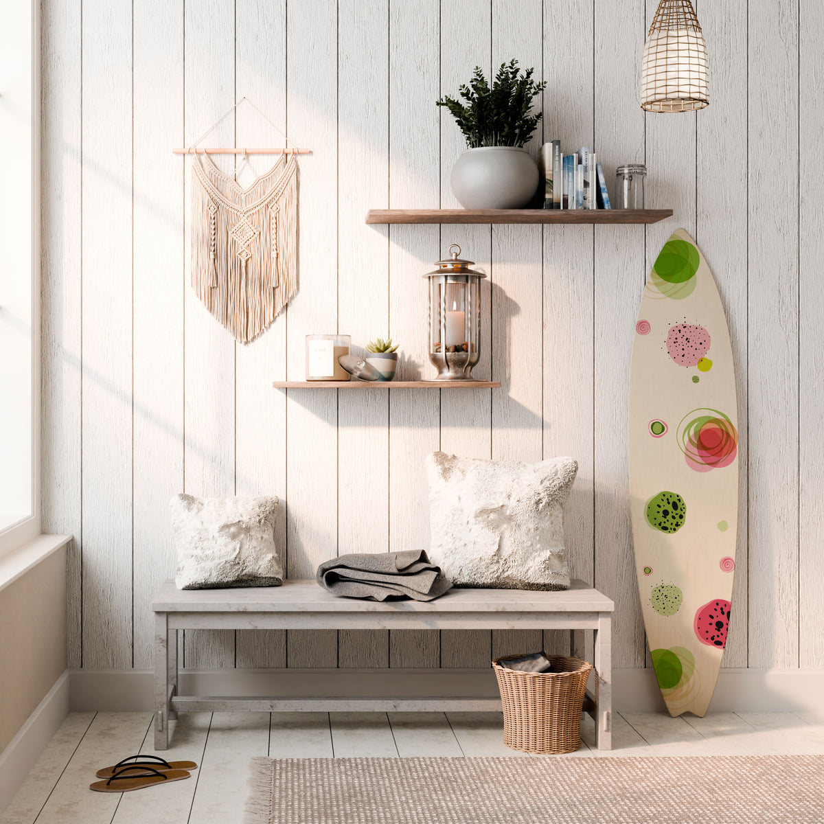 COLORFUL COSMOS Surfboard Decorative Panel