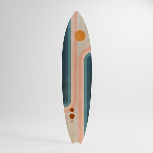 TWO HALVES Panel decorativo de tabla de surf