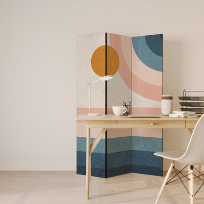 TWO HALVES 3-Panel Room Divider