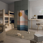 TWO HALVES Biombo de 3 paneles