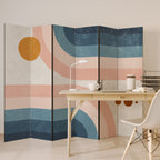 TWO HALVES Biombo de 6 paneles