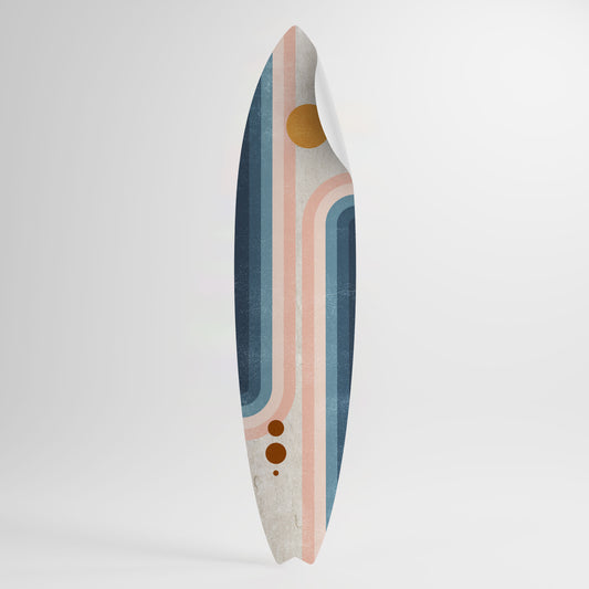 TWO HALVES Peel and Stick Surfboard Sticker