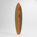 SIMPLE SOLUTIONS Panel decorativo de tabla de surf