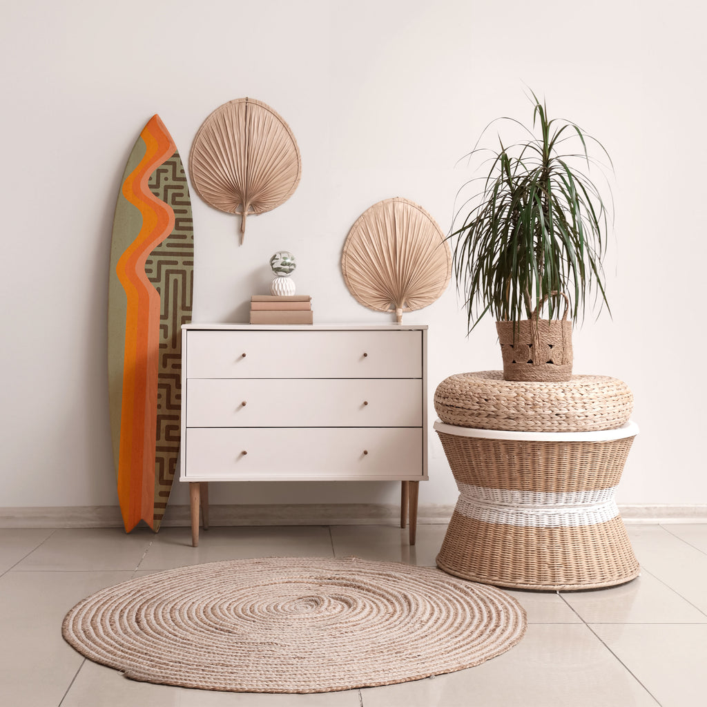 SIMPLE SOLUTIONS Panel decorativo de tabla de surf
