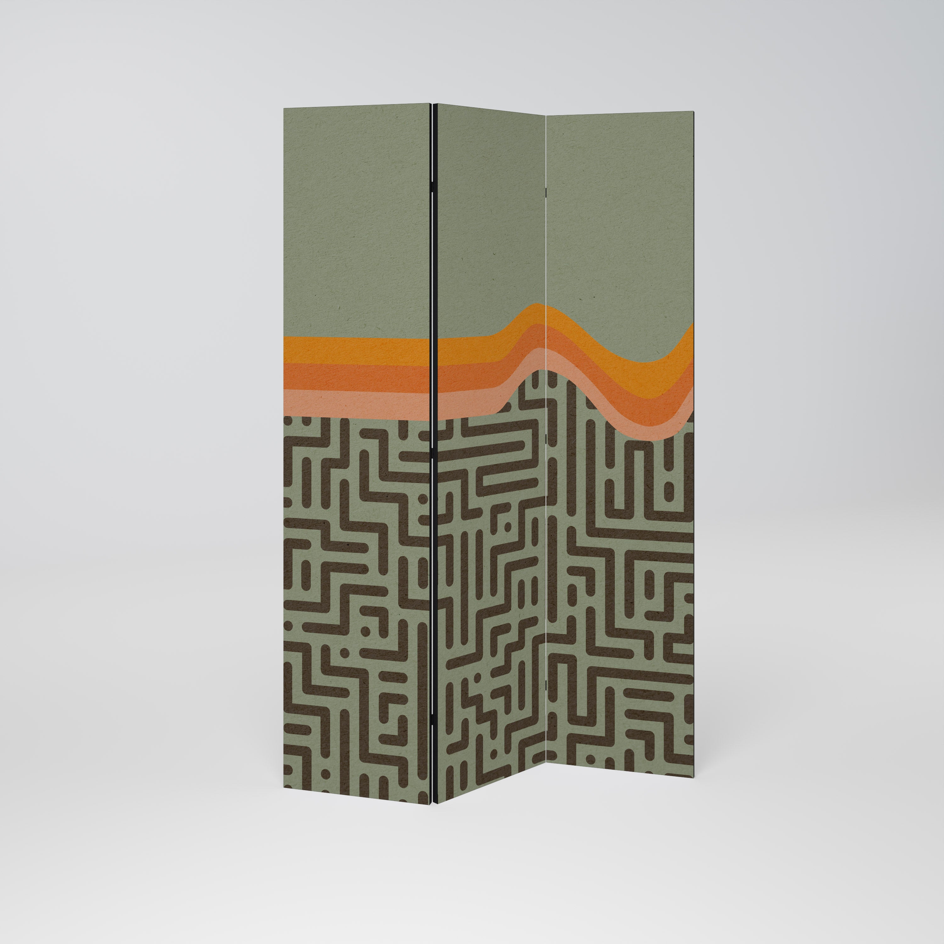 SIMPLE SOLUTIONS Decorative 3-Panel Room Divider