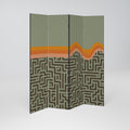 SIMPLE SOLUTIONS Decorative 4-Panel Room Divider