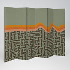 SIMPLE SOLUTIONS Decorative 6-Panel Room Divider