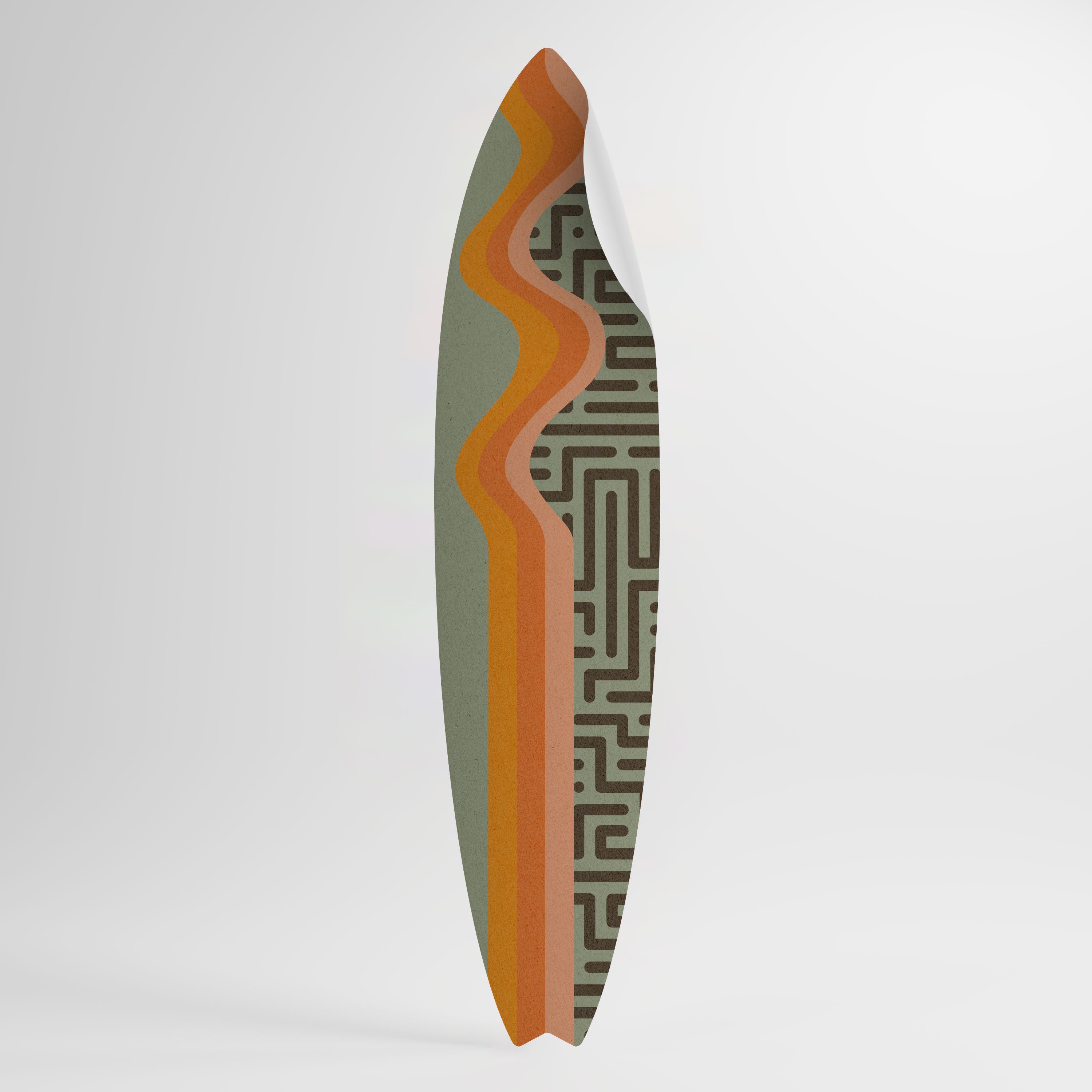 SIMPLE SOLUTIONS Peel and Stick Surfboard Sticker