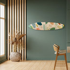 BOTANICAL HURRICANE Panel decorativo de tabla de surf